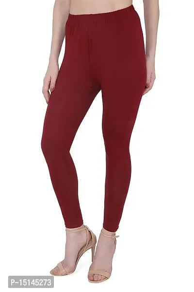 AR fashion Women's Regular Fit Ankle Length Leggings Leggings(Pants10 Maroon 30)-thumb3