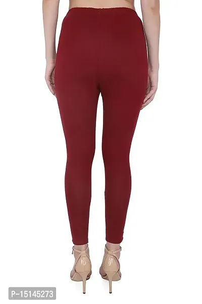 AR fashion Women's Regular Fit Ankle Length Leggings Leggings(Pants10 Maroon 30)-thumb2