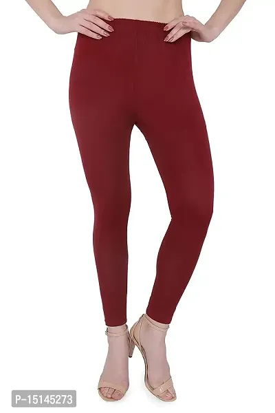 AR fashion Women's Regular Fit Ankle Length Leggings Leggings(Pants10 Maroon 30)