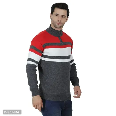 AXOLOTL Wool Blend Men Stylish Sweater-thumb4