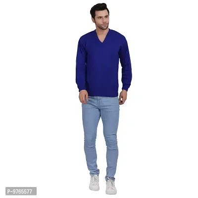 AXOLOTL Premium Woolen Solid Formal Sweater for Men-thumb4