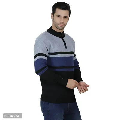 AXOLOTL Wool Blend Men Stylish Sweater-thumb5