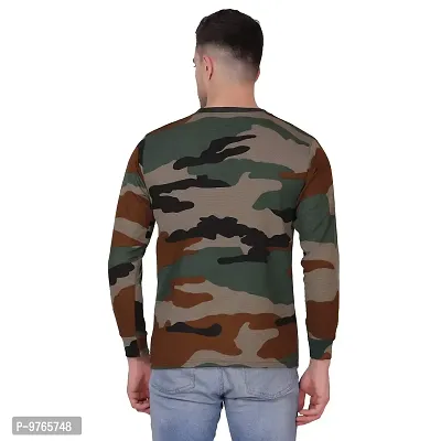 AXOLOTL Army/Military Force Style Camouflage T-Shirt for Men (Medium)-thumb3