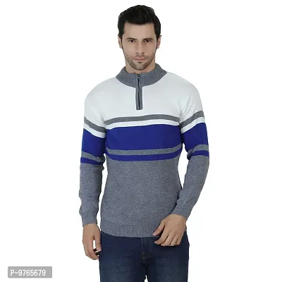AXOLOTL Wool Blend Men Stylish Sweater (X-Large, D3)-thumb0