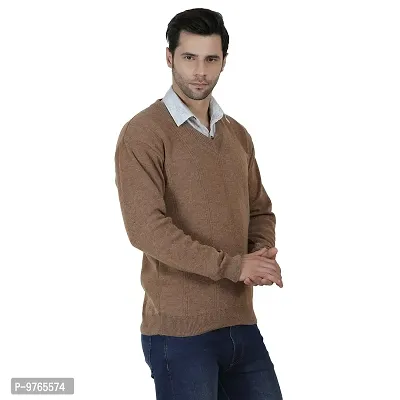 AXOLOTL Premium Woolen Solid Formal Sweater for Men-thumb4