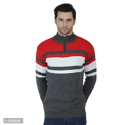 AXOLOTL Wool Blend Men Stylish Sweater-thumb5