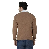 AXOLOTL Premium Woolen Solid Formal Sweater for Men-thumb1
