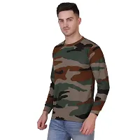 AXOLOTL Army/Military Force Style Camouflage T-Shirt for Men (Medium)-thumb1