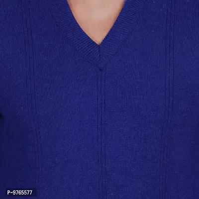 AXOLOTL Premium Woolen Solid Formal Sweater for Men-thumb5