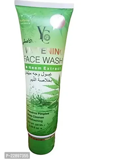 YC Whitening Neem Extract Acne Face Wash (100 ml) Prevent Pimples deep cleanse  Refreshing