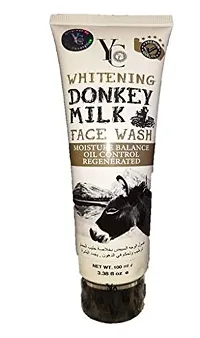 YC Whitening Donkey Milk Face Wash(200ml)-Moisture Balance  Oil Control Regenerated.-thumb1