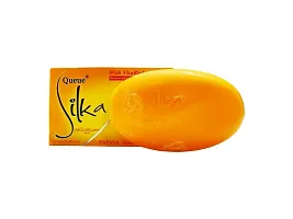 Silka Skin Whitening Soap, Papaya, 135g-thumb4