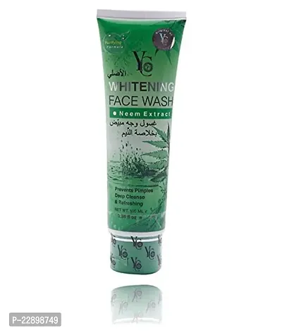 YC Whitening Neem Extract Acne Face Wash (100 ml) Prevent Pimples deep cleanse  Refreshing