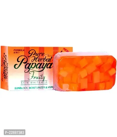 pureherbal Papaya Skin Whitening Soap - 135gm-thumb3