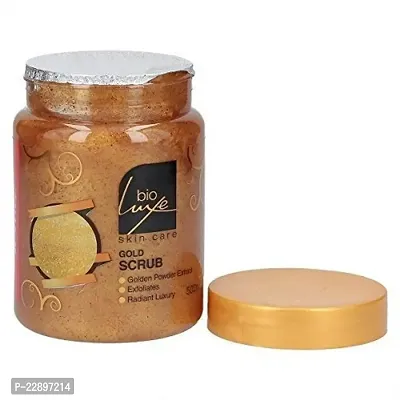 Bio Luxe Skin Care Gold Scrub (500 ML) (Gold)-thumb5