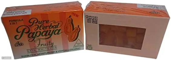 Fission Pure Herbal Papaya Fruity 4 In 1 Skin Whitening Soap (135 g)