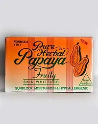 Simi, Pure Herbal Papaya Fruity 4 In 1 Skin Whitening Soap (135 g)-thumb1