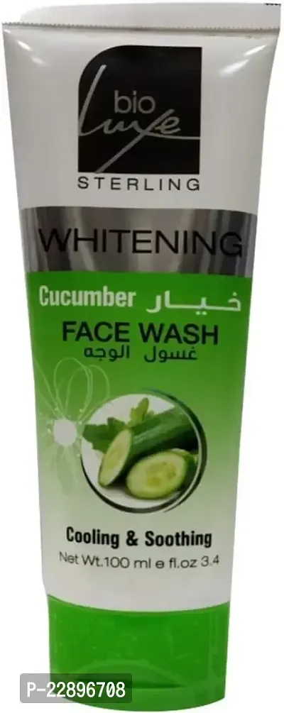 BIO LUXE FRUITS SPOTS  TAN CLEAR  SMOOTHING CUCUMBER FACE WASH WITH NATURAL INGREDIENTS-thumb0