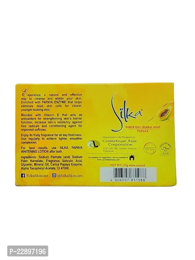 Silka papaya Herbal whitening soap with Dermatologist Tested-thumb4