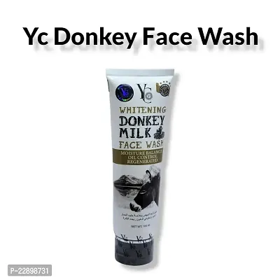 YC Whitening Donkey Milk Face Wash 100ml-thumb0