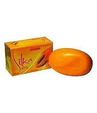 SILKA PAPAYA WHITENING SOAP 135gm (Pack of 2)-thumb2