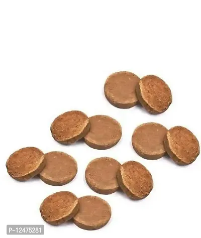 Surbhii creations Pure and Original Holy Cow Dung Cake, Uple, Kande for Hawan, Pujan and Religious Purpose (Pack of 40)-thumb2
