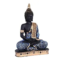 Surbhii creations Meditating Samadhi Buddha for Home  Office Decor (Blue Samadhi)-thumb4