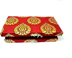 Surbhii creations Handmade bhaiya bhabhi Rakhi Set with roli chawal Plater and Handicraft Box Pack-thumb2