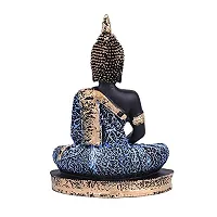 Surbhii creations Meditating Samadhi Buddha for Home  Office Decor (Blue Samadhi)-thumb2