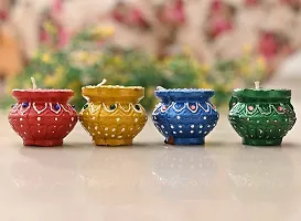 ARINJAY Diwali Diyas | Traditional Handmade Terracotta Clay Diya | Mitti Deepak Decorate for Diwali | Diya for Puja | Diwali Home Decoration Diya-thumb1