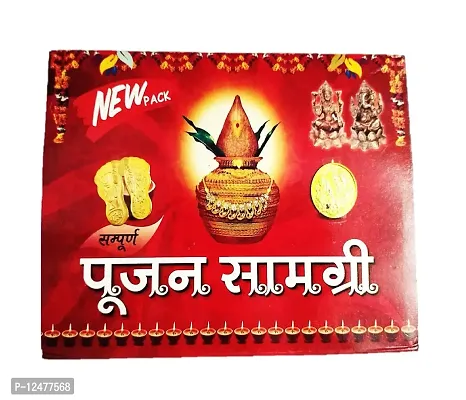 ARINJAY Diwali Puja Kit | Laxmi-Ganesh Pooja Kit With Poster | Dipawali Pujan Samagri for Home and Office Diwali Puja (Whole Kit) | 38 Items In Pack-thumb3
