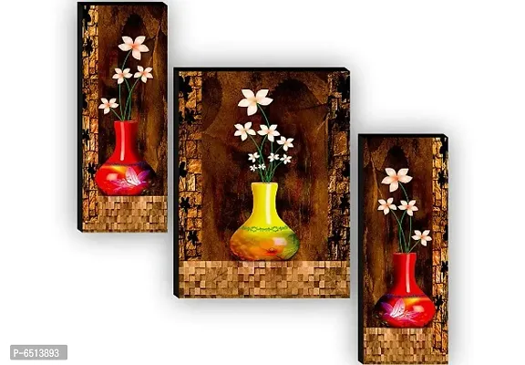Beautiful Flower Digital Reprint Mdf Painting For Living Room ,Hotel (12*18 Inch)