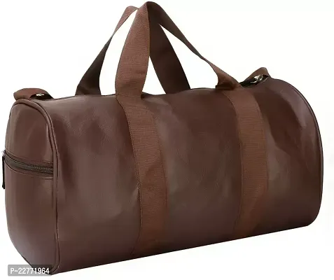 BROWN GYM DUFFLE BAG-thumb2