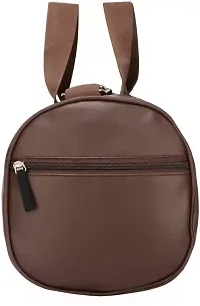 BROWN GYM DUFFLE BAG-thumb2