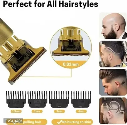 T9 trimmers Hair Trimmer For Men Buddha Style Trimmer, Professional Hair Clipper, Adjustable Blade Clipper, Hair Trimmer and Shaver For Men, Retro Oil Head Close Cut Precise hair Trimming Machine-thumb3