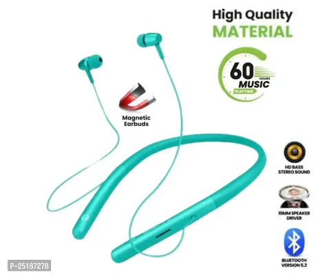 Wireless Neckband with mic Bluetooth Headphones  Earphones