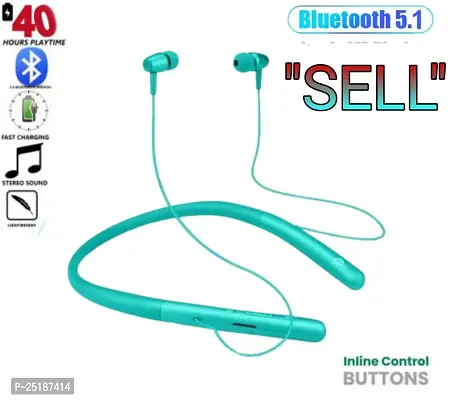 highbass 36H Playtime, C type Fast Charging, Pro+ Calling Type C enabled Bluetooth Headset /earbuds/Bluetooth headphone/neckband premium Series-thumb0