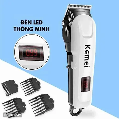 Professional Hair Clipper for Men - Cordless Rechargeable Hair Trimmer for Men Hair Cut Body Beard Trimmer for Men 120 Min Running Time LED Display Battery Powered-thumb0