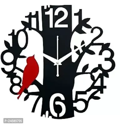 Designer MDF Wooden Sparrow Wall Clocks