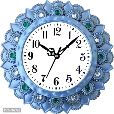 Designer Premium Plastic Light Blue Wall Clocks