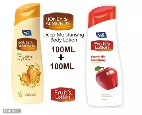 Body Lotion Winter smooth Honey Almond and Fruit Flavour Combo 100ML+100ML-thumb0