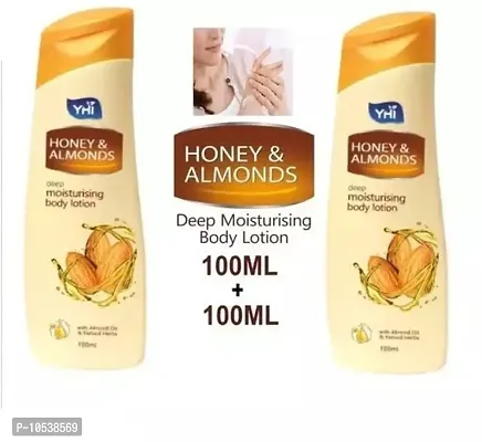 HoneyandAlmond Body Lotion For Winter soft Skin pack of 100 Ml + 100ML-thumb0