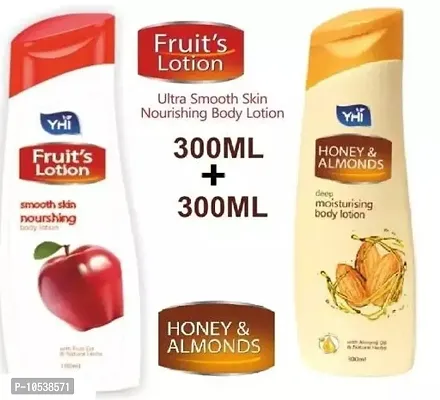 Body Lotion Winter smooth Honey Almond and Fruit Flavour Combo 300ML+300ML-thumb0