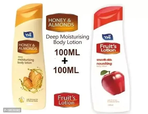 Body Lotion Winter Smooth Honey Almond And Fruit Flavour Combo -100 Ml Each, Pack Of 2-thumb0