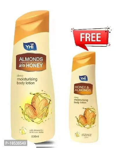 Honey And Almonds Body Lotion,500ml And Free 100ml Honey And Almonds Body Lotion