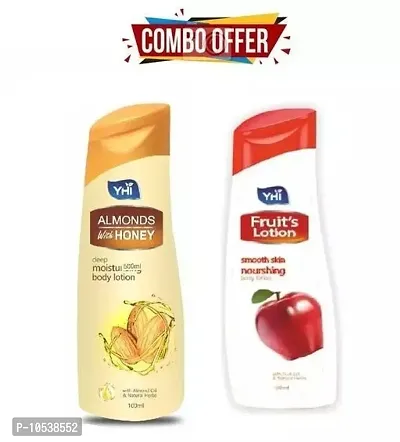 Fruit Body Lotion,100ml And 100ml Honey And Almonds Body Lotion-thumb0