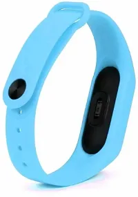 Silicone Slim Digital LED Sky Blue Band Watch - Combo Set of 2 Watch for Kids Boys and Girls-thumb1