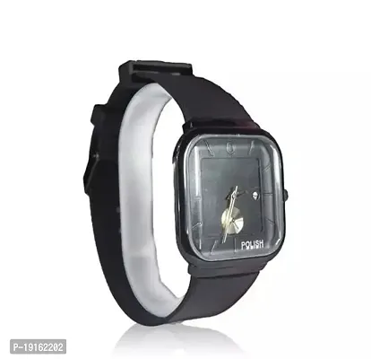Buy Polish Printed Black Dial Time Date Mens Analog Watch Online In India At Discounted Prices