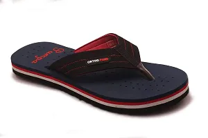 NA 01 PUMPA Slipper Ortho Care Orthopedic and Diabetic Super Fit Comfort Doctor Slipper, Dr. Slipper, Flip-Flop, Cushion, Slides and House Slipper for Men's and boys (Black Red, numeric_7)-thumb3