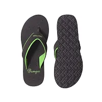 Women's Flip-Flops  Slippers | Ortho Comfort with Style for Women's  Girls - Light weight, Soft  Stylish Footwear | Suitable for Knee, Diabetic  Orthopedic Pains (Black Green, numeric_8)-thumb3